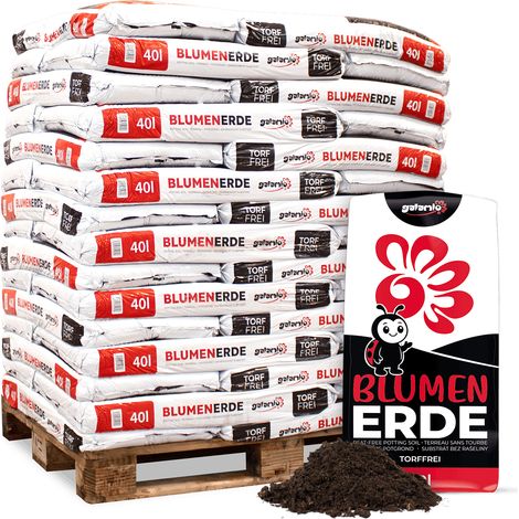 Galamio Blumenerde torffrei 40l x 45 Sack 1800l (1/5)