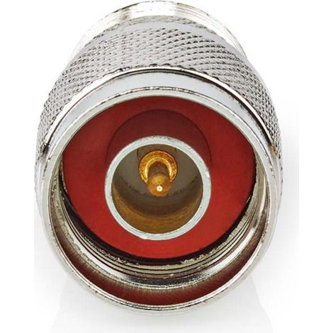 Adaptateur antenne Nedis csgp42942me droit 75 Ohm métal (1/5)