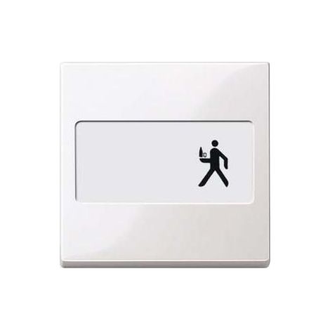432319 ENJOLIVEUR AVEC PORTE TIQUETTE POUR COMMANDES, BLANC BRILLANT, SYSTEM M