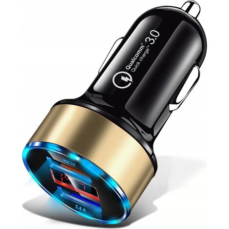 SCHNELLES 3,1A LED-KFZ-LADEGERÄT QUICK CHARGE 3.0 Koanni la8ZLOTY