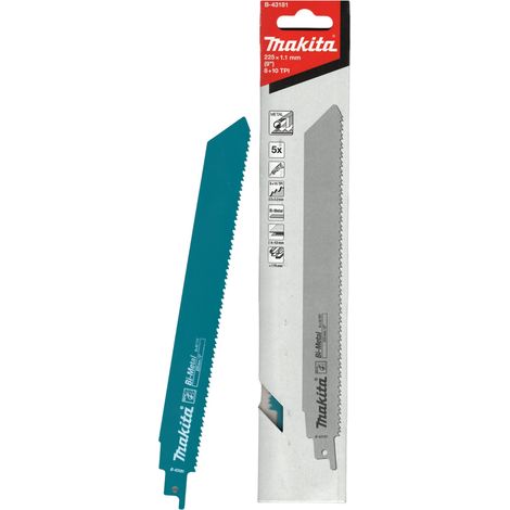 MAKITA B-43181 (pkt of 5) Bi-metal blade 225mm