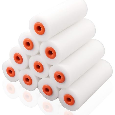 10 Pièces Rouleau Peinture Kit, 10 cm Petit Rouleau Peinture (1/5)