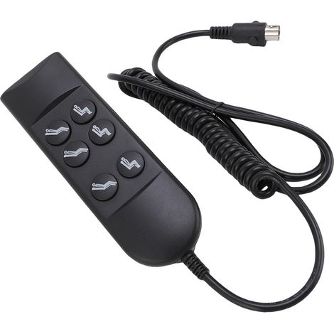 Contrôleur de Chaise Inclinable électrique à 6 Touches, Commande Manuelle avec Connecteur à 5 Broches pour canapé et Fauteuil Inclinable électrique à 2 s (1/5)