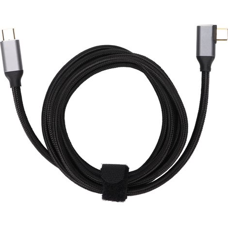 100-W-USB-C-Kabel, geflochtenes Nylon, PD-Schnellladefunktion, USB 3.1 Gen2 (10 Gbit/s), 4K-60-Hz-kompatibel, 1,5 m Länge