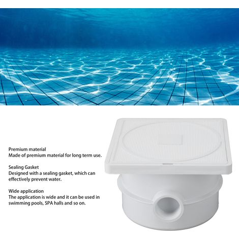 Boîte de jonction étanche pour lumières subaquatiques de piscine DN20 G3/4in PVC - Distribution pour spa et équipements sous-marins (1/5)