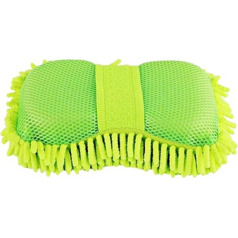 Microfibre Voiture laveuse éponge Nettoyage Voiture Soins détaillant brosses Lavage Serviette Auto Gants Style Accessoires (1/5)