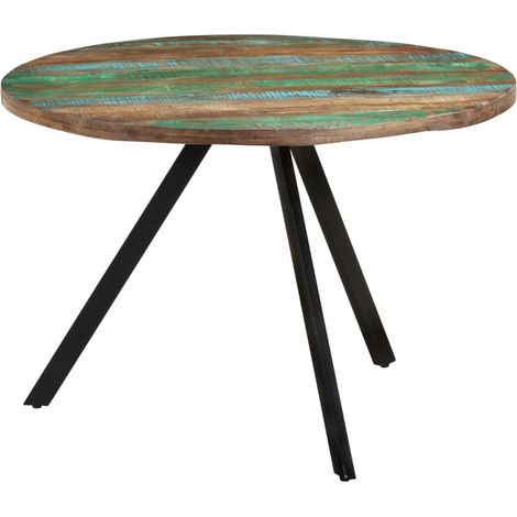 Mesa de comedor madera maciza reciclada 110x75 cm vidaXL (1/5)