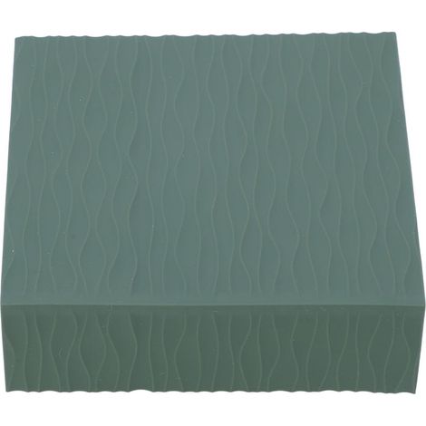 Rutschfeste Kaffeetampfmatte aus lebensmittelechtem Silikon, grün, für Zuhause, Küche, Bar oder Café. (1/5)