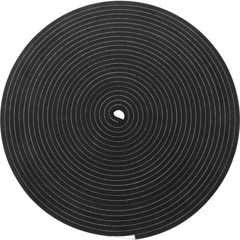 Dapetz ® Self Adhesive Draught Excluder Foam Tape Weather Stripping Sealing Strip for Cold Draught Anti-Collision Soundproof Waterproof Dustproof Gap Seal Black 10.5m (1/5)