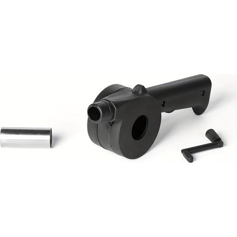 Souffleur à air pour barbecue de cuisine extérieur, souffleur à manivelle, soufflet pour barbecue pour accessoires de cuisinière de pique-nique et camping (1/4)