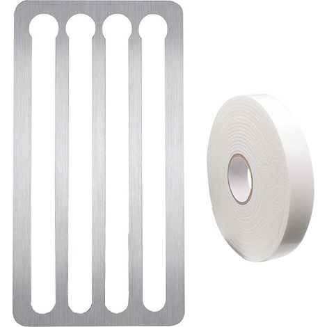 Rack De Rangement Pour Capsules Café - Acier Inoxydable - Montage Adhésif Sans Perçage - 40,5 X 22 Cm - Convient Réfrigérateur Murs - 1 Pièce (1/5)