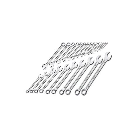 Chiavi combinate 25 pz cromo vanadio
