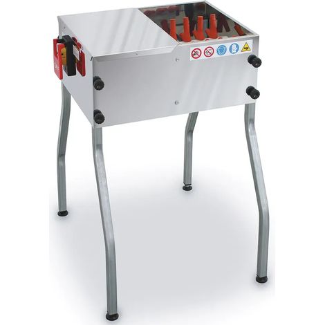 Plumeuse humide Piumina en inox 24 doigts – 40 volailles/h (1/4)