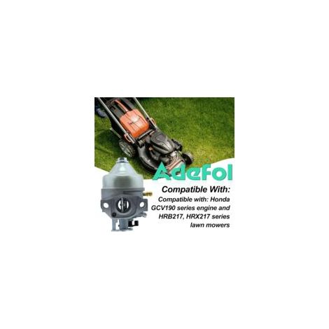 Kit carburateur DOLASO pour moteur Honda GCV190 et tondeuse HRB217 HRX217, comprenant carburateur, filtre à air, joints, bougie et filtre à carburant (kit d'accessoires 9 en 1).
