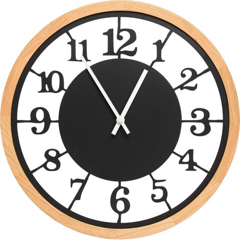 Reloj de pared LEJA 37cm madera ROBLE premium (1/5)