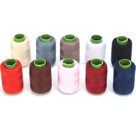 10pcs Sewing Thread Household Polyester Yarns for DIY Embroidery Machine Project (1/5)