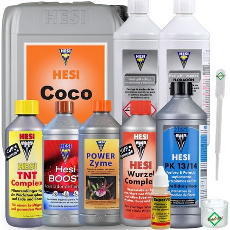 Hesi 9-Teiliges Coco Dünger Set XL – Kokos Dünger Set (1/5)