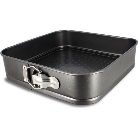 Moule à charnière carré en acier carbone 26cm, AMANDINE (1/5)
