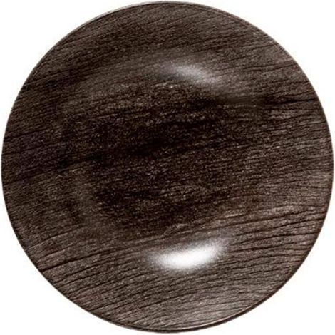 Lot de 6 Assiettes Creuses "Vie Sauvage" 20cm Noir (1/2)