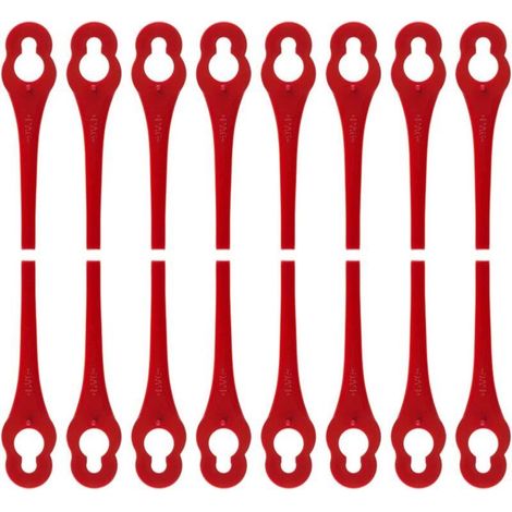 YMYNY Lot de 100 lames de rechange en plastique pour coupe-bordures LIDL Florabest – longueur 8,3 cm (1/5)