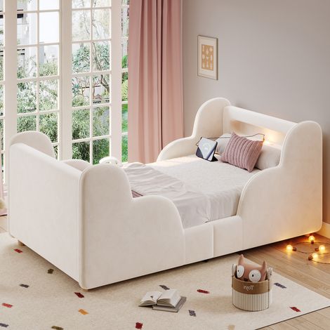 letto letto camera 90x200 con sponde imbottite OKMYHOME (1/3)