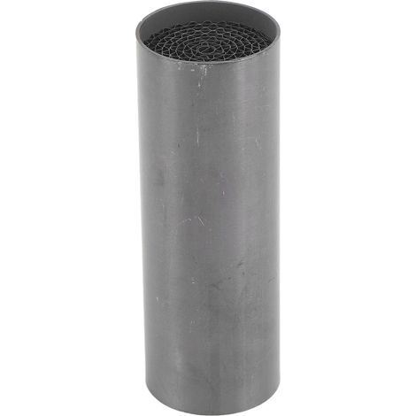 Moto Tuyau D'échappement Catalyseur En Acier Inoxydable Avant Milieu Silencieux D'échappement Catalyseur Universel pour Moto (35 100mm). (1/5)