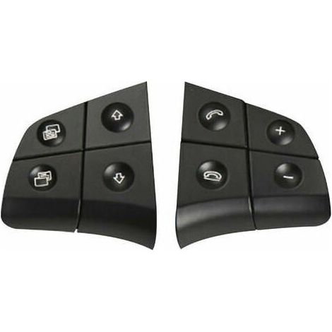 Remplacement Des Boutons De Commande Au Volant - Pour Mercedes Benz W164 W245 W251 Ml Gl Br Classe - Noir - 4 Clés (1/5)