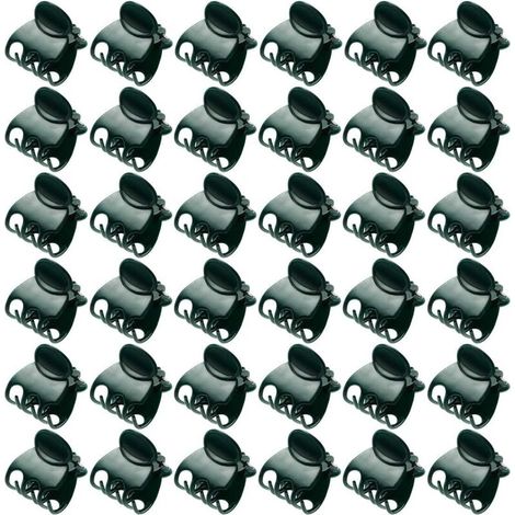 Lot de 100 Pinces À Orchidées en Plastique Vert pour Plantes Et Fleurs De Jardin (1/5)