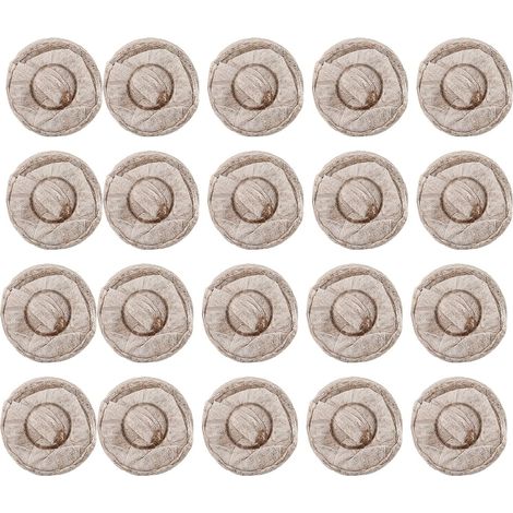 20 pastilles de tourbe de 30 mm pour semis,blocs de terreau,pour la transplantation et la culture de fleurs et légumes au jardin (1/5)