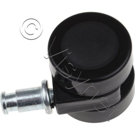Roulette à Double Roue Noire James 40mm d'origine pour aspirateur Numatic - 204000 (1/3)