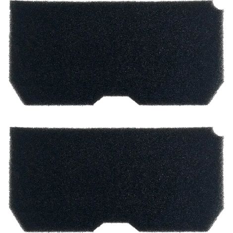 Trade-Shop Schwammfilter für Blomberg 7180682100 7180481800 7180481600 7180481700 7188881300 7188881400 7188881100 7188981100 7188281300 7188281400 - 2 Stück (1/2)