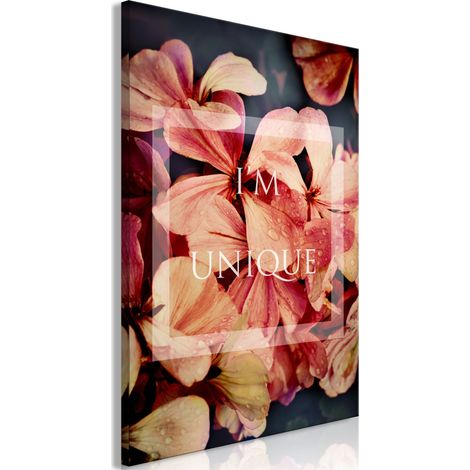 Quadro - I'm Unique (1 Part) Vertical - 80x120 (1/4)