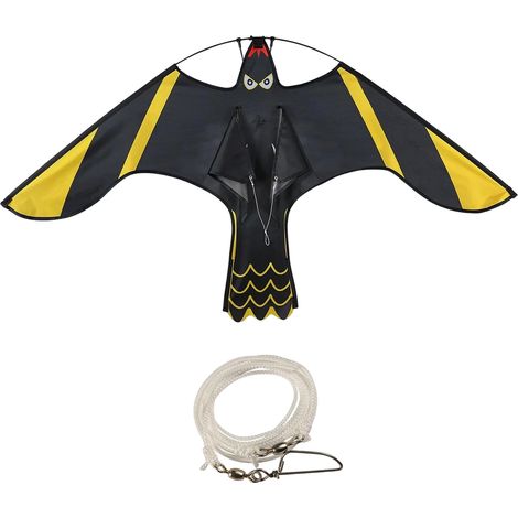 Répulsif à oiseaux Flying Hawk pour cerf-volant, effaroucheur d'oiseaux pour cerf-volant, champ de riz pour cerf-volant, répulsif à oiseaux pour cerf-volant, capture d'oiseaux à la canne (1/5)