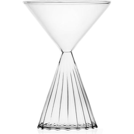 Verre à Martini, collection Tutu, 15 cl, verre borosilicate, fait à la main (1/2)