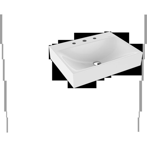 KALDEWEI SILENIO Vasque murale 3044 600x460x120 mm, 904306273001