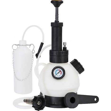 XPOtool Purgador de frenos capacidad 2l y recipiente de recogida 1l sangrado de frenos para líquidos