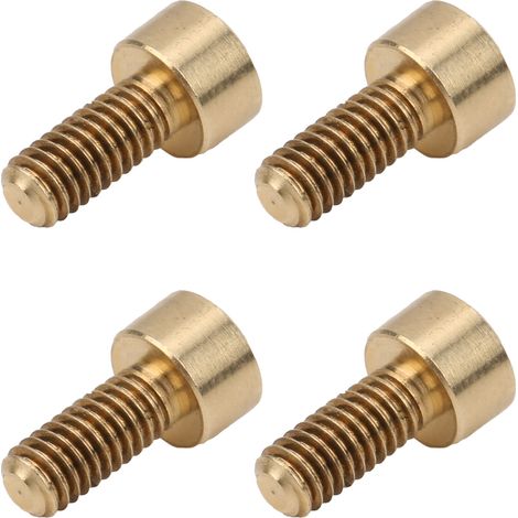 50 vis à tête hexagonale creuse en cuivre, fixations M4x9, quincaillerie industrielle, lot de 50 pièces (1/5)