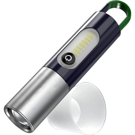 AIDUCHO Lampe De Poche Led Extensible 1000 Lumens Zoomable, Lampe Torche Led Ultra Puissante, 4 Modes Lampe De Poche Zoomable Pour, Antichoc Anti-Dérapant Pour Camping Randonnée Urgence (1/5)
