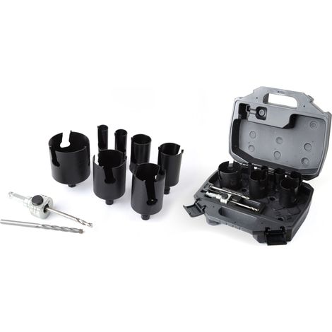 Elektrikerkoffer DIAGER 10 Teile Ø 22-35-40-51-54-65-68 + Pilot + 2 Bohrer - 3000C (1/3)
