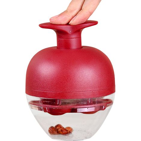 Dénoyauteur de cerises Dénoyauteur de cerises à 4 trous – Outil de dénoyautage multi- – Pour la maison, la cuisine, la pâtisserie, le camping, le pique-nique, la fabrication de confitures (1/5)