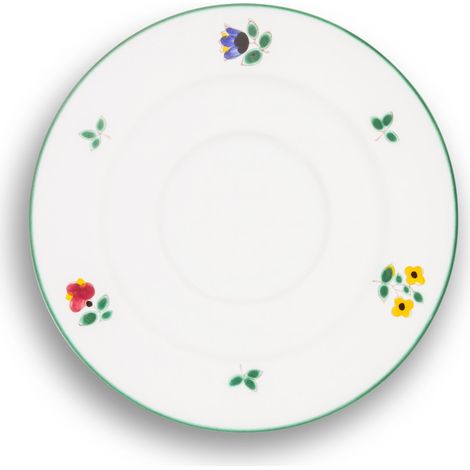 Gmundner Ceramica Fiori sparsi Piattino da caffè Gourmet 16cm (1/2)