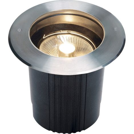 Encastré de sol rond QPAR111 DASAR 215 inox 316 max. 75W IP67 - SLV - 229230