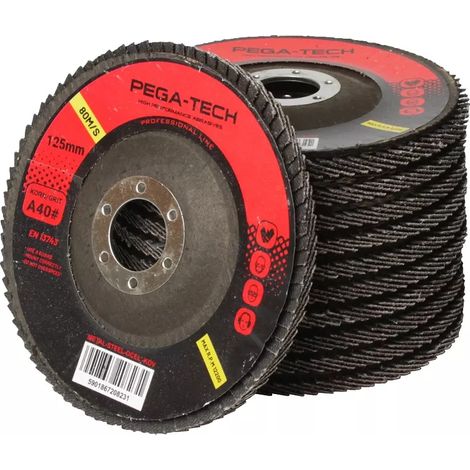 Disco lamellare resistente MJW, grana 125, 40 pezzi, 1 pezzo (1/4)