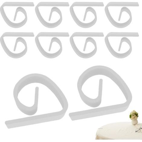 10 Pinces Pour Nappes D'extérieur Pinces Pour Nappe De Pique nique Petites Pinces À Nappe Clips De Supports De Nappe Antidérapants Pour L'extérieur Pinces De Table De Pique nique Portables (1/5)