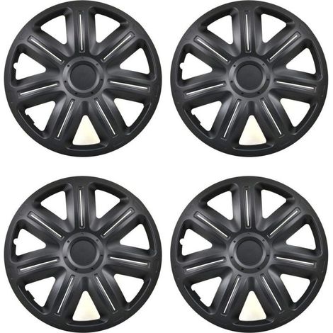 Kit universel de 4 enjoliveurs pour voiture Delta 15 pouces