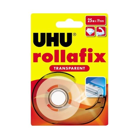 UHU rollafix 36965 Klebeband Transparent (L x B) 25 m x 19 mm 1 St. (1/5)
