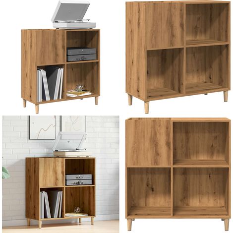 vidaXL Plattenschrank Artisan-Eiche 84,5x38x89 cm Holzwerkstoff (1/5)
