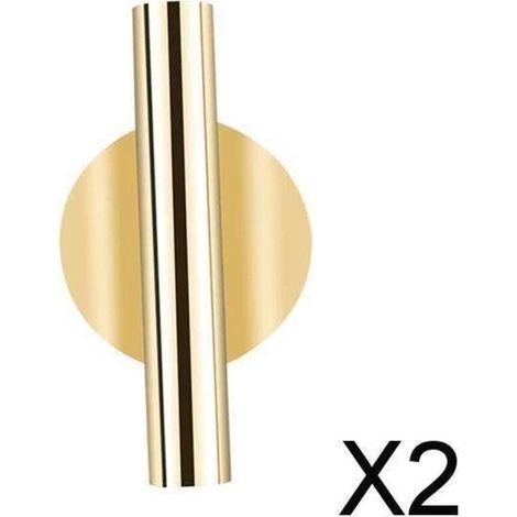 2X Tenture Murale Plante Vase À Fleurs Salon Titulaire Conteneur Décorations Or (1/4)