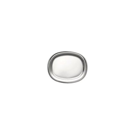Alessi Piatto da Portata in Acciaio Lucido 29 x 36 Cm – Vassoio Elegante per Servizio Tavola