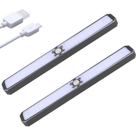 Barre d'éclairage LED sous Armoires avec Détecteur de Mouvement - Rechargeable USB - Magnétique (1/5)